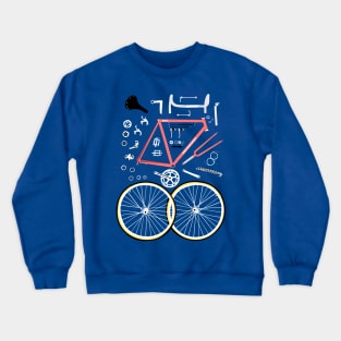 Bicycle Parts Crewneck Sweatshirt